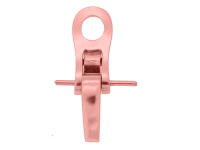 Sistema Di Orecchie A Clip 12 Mm, Oro Rosso 18 Carati. Ref. 7349- Bis, La Coppia - Immagine Standard - 2