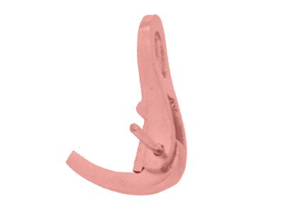 Sistema Per Orecchini A Clip Da 12 Mm, Oro Rosso 18 Carati. Rif. 7349-bis, La Coppia - Immagine Standard - 3