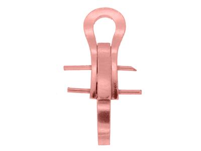 Sistema A Clip Per Orecchio 14 Mm, Oro Rosso 18 Carati. Ref. 7329 -bis, La Coppia - Immagine Standard - 2