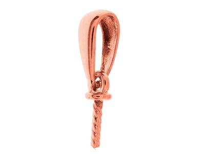 Asola Mobile Per Perla Da 6 A 12 Mm, Oro Rosso 18 Carati. Rif. Be002