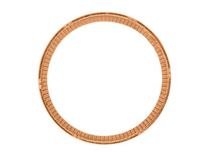 Montatura Lapidata Per Moneta Da 20frs, Oro Rosso 18k. Rif. 02505