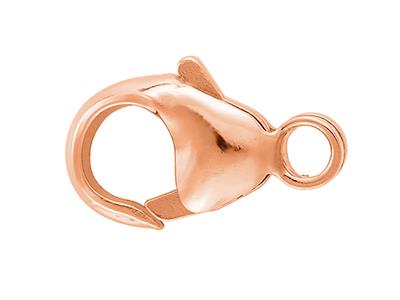 Chiusura A Manetta Bombata Stampatacon Anello Integrato 11 Mm, Oro Ro Sa 18 Carati Ref. 17196 - Immagine Standard - 1