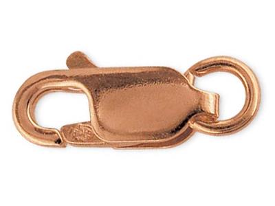 Chiusura Per Manetta Piatta Con Anello Libero 10 Mm, Oro Rosso 18k 5n.rif. 17060 - Immagine Standard - 1