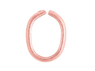 Cerniera 12 Cerchio 6,80 X 5,10 Mm, Oro Rosso 18k. Rif. 07225