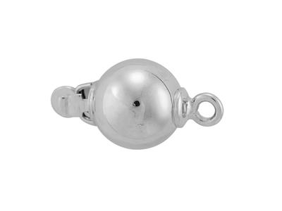 Chiusura Captive, Pallina Liscia 6 Mm, Oro Bianco 18kt Pd6,50