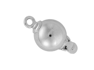 Chiusura Captive, Pallina Liscia 6 Mm, Oro Bianco 18kt Pd6,50 - Immagine Standard - 2