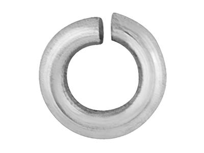 Anello Terminale 2,50 Mm, Oro Bianco 18 Carati Pd12