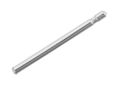 Asta Singola Per Chiusura 0,9 X 13 Mm, Oro Bianco 18 Carati. Rif. 07407, Il Paio - Immagine Standard - 3