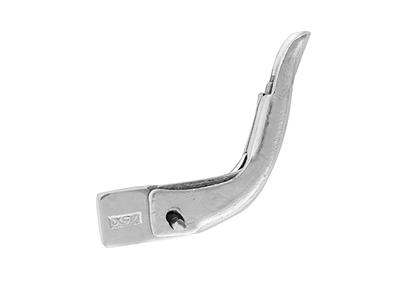 Sistema Basculante Modello Piccolo,oro Grigio 18 Ct Pd 13. Ref. 2, 07 414-6, Coppia - Immagine Standard - 1