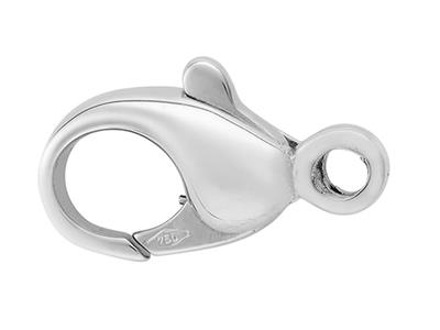 Chiusura Per Manette Barocche In Fusione 13 Mm, Oro Bianco 18 Carati. Rif. 07011-1 - Immagine Standard - 1