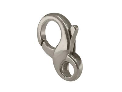 Chiusura Manette A Forma Di Otto 15,70 Mm, Oro Bianco 18 Kt Pd. Rif. 17068 - Immagine Standard - 2