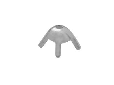 Castone A 4 Griffe Per Pietra Tondada 2,1 Mm, Oro Bianco 18 Carati Pd 12,5. Rif. 01410 - Immagine Standard - 2