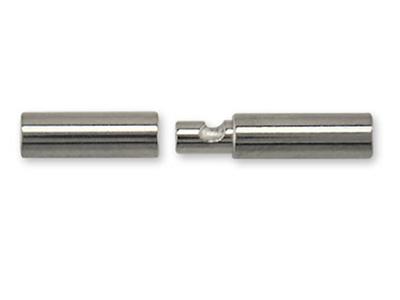Chiusura Baionetta Diametro Internoeur 2,10 Mm, Oro Bianco 18kt Pd 12 ,5. Rif. 17160