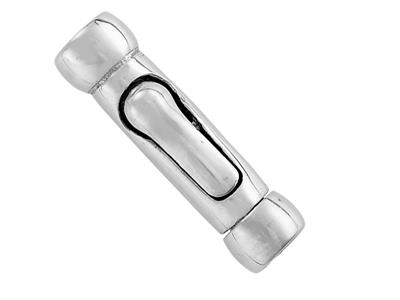 Chiusura In Coccodrillo Diametro Interno 1,4 Mm, Oro Bianco 18 Carati.rif. 27060 - Immagine Standard - 1