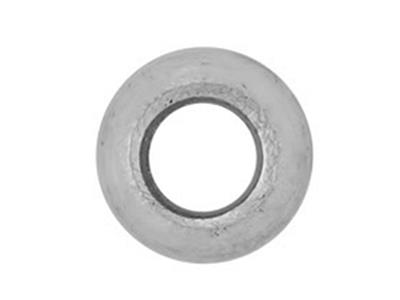 Bate Conico 4 X 0,6 Mm, Per Pietra Rotonda Di 3,4 Mm, Oro Bianco 18 Carati. Ref. 04450