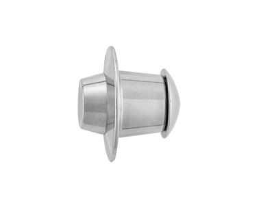 Protettore Punta Con Collare, Oro Grigio 18k Pd 10. Rif. 07118-bis - Immagine Standard - 1