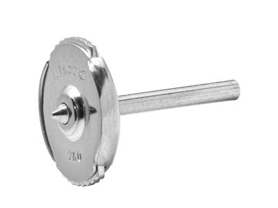Sistema Di Chiusura Altor Per Orecchini, 7 Mm, Oro Bianco 18k Pd13. Ref. Alt01, Il Pezzo