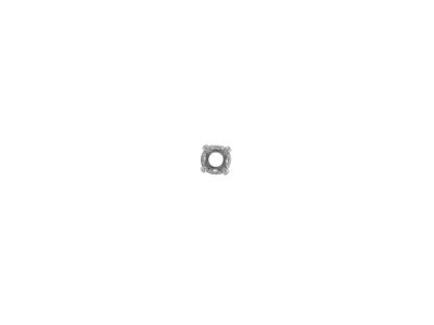 Chaton A 4 Griffe Per Pietra Tonda Da 2,5 Mm, Oro Bianco 18 Carati Pd 12,5. Rif. Rif. 01054 - Immagine Standard - 2