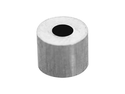 Presa Cilindrica Per Pietra Rotonda Di 2,7 Mm, Oro Bianco 18 Carati Pd 12,5. Rif. 4449-07