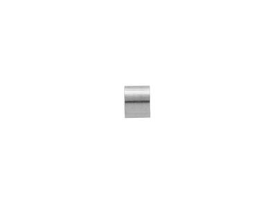 Boccola Cilindrica Per Pietra Tondada 2,7 Mm, Oro Grigio 18 Carati Pd 12,5.rif. 4449-07 - Immagine Standard - 2
