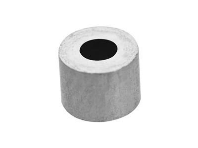 Presa Cilindrica Per Pietra Tonda Da 3 Mm, Oro Bianco 18 Carati Pd 12,5. Rif. 4449-09 - Immagine Standard - 1