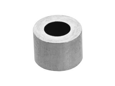 Boccola Cilindrica Per Pietra Tondada 3,3 Mm, Oro Bianco 18 Carati Pd 12,5.rif. 4449-10 - Immagine Standard - 1