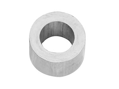 Castone Cilindrico Per Pietra Tondada 4,5 Mm, Oro Bianco 18 Carati Pd 12,5.rif. 4449-14 - Immagine Standard - 3