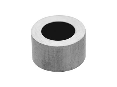 Boccola Cilindrica Per Pietra Tondada 6 Mm, Oro Bianco 18 Carati Pd 1 2,5. Rif. 4449-17 - Immagine Standard - 1
