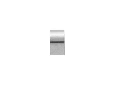 Boccola Cilindrica Per Pietra Tondada 6 Mm, Oro Bianco 18 Carati Pd 1 2,5. Rif. 4449-17 - Immagine Standard - 2