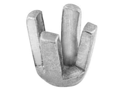 Lunetta A 4 Griffe Per Pietra Tondada 3,9 Mm, Oro Bianco 18 Carati Pd 12,5. Rif. 01291 - Immagine Standard - 1