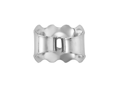 Chiusura Belga Smerlato, Oro Bianco18k Pd 13. Rif. 07406, Coppia - Immagine Standard - 2