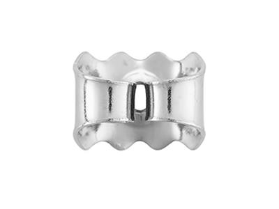 Chiusura Belga Smerlato, Oro Bianco18k Pd 13. Rif. 07406, Coppia - Immagine Standard - 3