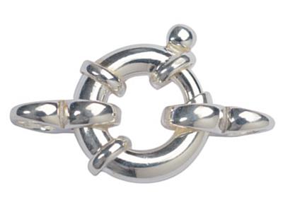 Anello Marinaio Con Doppio Anello 15mm, Argento 925 Ref. 27087 - Immagine Standard - 1