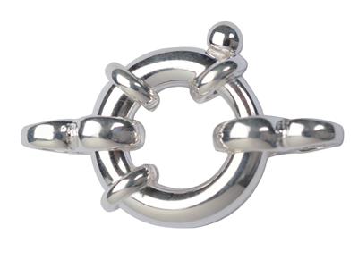 Anello Marinaio Con Anello Doppio 18mm, Argento 925 Ref. 27089 - Immagine Standard - 1