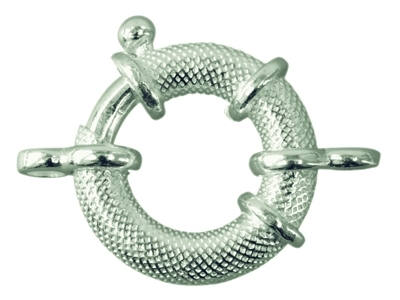 Anello Marino Molettato Con Doppia Ghiera 19 MM Argento 925 Ref. 27102 - Immagine Standard - 1