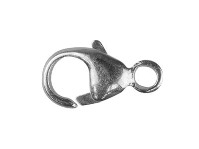 Chiusura A Menottes Da 8 MM Con Anello Integrato, Argento 925