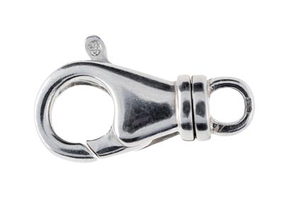 Chiusura Menotta Con Anello Girevole 14 Mm, Argento 925 Ref. 27012 - Immagine Standard - 1