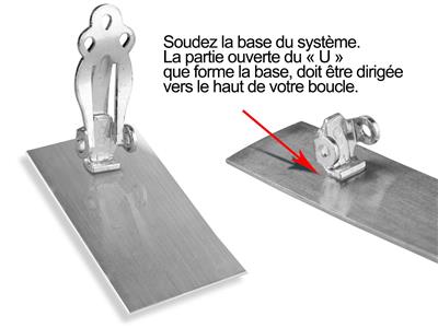 Clip Omega Stampato In Kit, Argento925 Rif. 07463, Unit@ - Immagine Standard - 3
