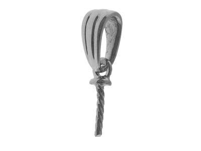 Asola Mobile Per Perla Da 6 A 12 Mm, Argento 925 Rodiato. Rif. Be117