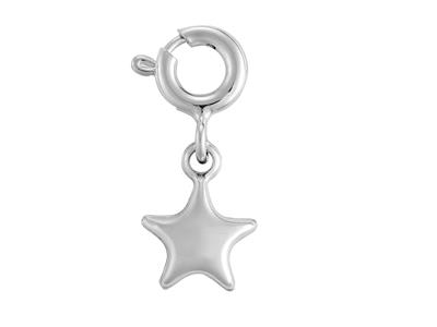 Ciondolo Stella 6 Mm, Argento 925