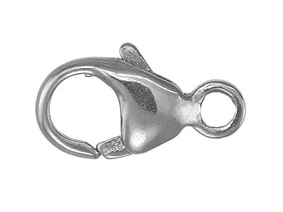 Moschettone Con Anello Da 7,80 Mm, Platino 950