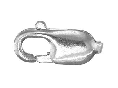 Moschettone Piatto Senza Anello 10,10 Mm, Platino 950