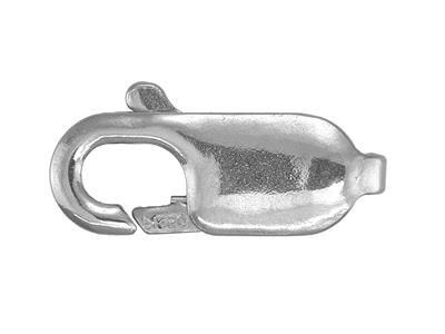 Moschettone Piatto Senza Anello 13,60 Mm, Platino 950