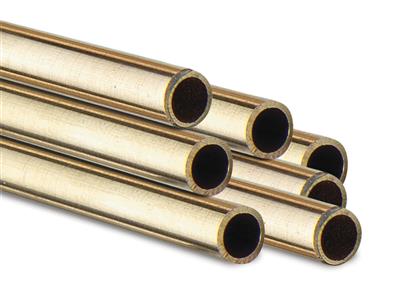 Tubo Hb, Rif. 2, Diametro Esterno 4,5 Mm, Diametro Interno 3,5 Mm, Spessore Della Parete 0,5 Mm, Oro Giallo Da 18 Kt, 100 Oro Riciclato