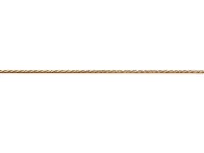 Catena Maglia Serpente 2.10 MM 40 Cm, Placcata Oro 3 Micron
