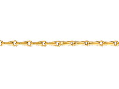 Catena Epi Mesh 1,50 MM 45 Cm, Placcata Oro 3 Micron