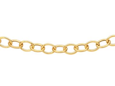 Collana, Forçat 6 Mm, 50 Cm, Oro Giallo 18 Carati - Immagine Standard - 2