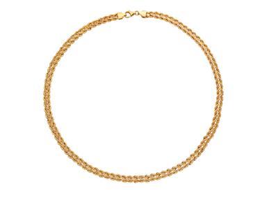 Collana 2 Fili 6 Mm, 45 Cm, Oro Giallo 18 Carati - Immagine Standard - 1