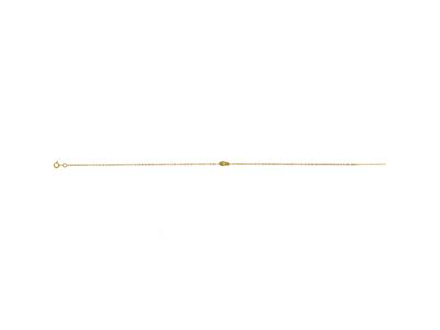 Cavigliera Nodo Inciso Forzat 4 Mm,253 Cm, Oro Giallo 750