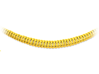Collana Maglia Americana A Scalare 11 Mm, 45 Cm, Oro Giallo 18 Carati - Immagine Standard - 1